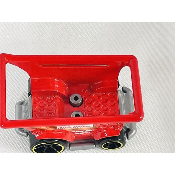 Hot Wheels AISIE DRIVER Red Shopping Cart DTX21 Diecast Loose Push A Long Toy - Picture 8 of 10